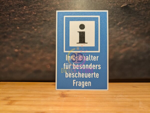 Infoschalter für blöde Fragen