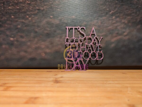 It´s a good day...